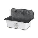 Hectarul - Jardiniera alba din metal 40x26x27 cm Sunnydays